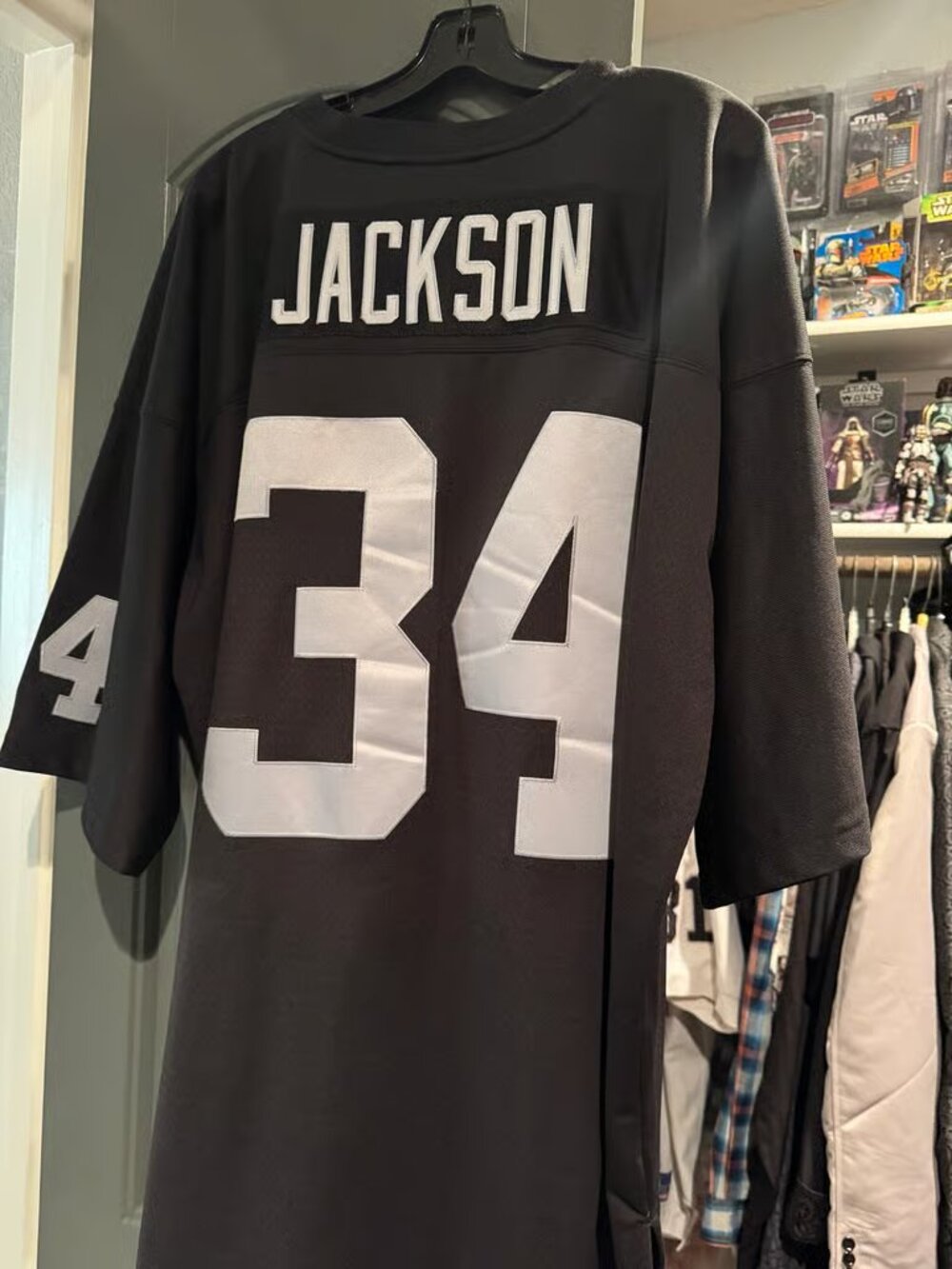 Bo Jackson Black Stitched Jersey